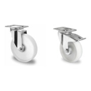 Set CASCOO Lenkrolle ø 80 mm + Bockrolle ø 80 mm