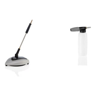 Set Kränzle Nettoyeur haute pression K 1050 TST + Injecteur de mousse avec réservoir 1l + Nettoyeur de terrasse Round Cleaner UFO light + Tuyau de nettoyage de canalisation 10 m