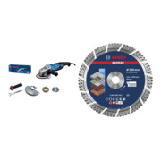 Set Bosch Winkelschleifer GWS 30-230 PB + EXPERT MultiMaterial Diamanttrennscheiben 230 x 22,23 x 2,4 x 15 mm