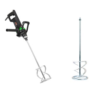 Set Eibenstock Rührwerk EHM 162 S SET bis 80 kg + Wendelrührer WG160/M 14 Rechtsgewendelt