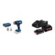 Set Bosch Akku Heiße Luftgebläse, Typ: GHG18V50 + Starter-Set: 1x GBA 18V 2,0Ah + 1x GBA 18V 4,0Ah + GAL 18V-40-1