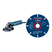 Set Bosch Winkelschleifer GWS 880 + EXPERT Carbide Multi Wheel Trennscheibe 125 mm