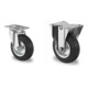 Set CASCOO Lenkrolle ø 125 mm + Bockrolle ø 125 mm-1