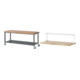 Set STIER Fahrbare Werkbank Premium mit Ablageboden BxTxH 2000x700x880 mm +...