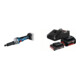 Set Bosch Akku-Geradschleifer GGS 18V-10 SLC + Starter-Set: 1x GBA 18V 2,0Ah + 1x GBA 18V 4,0Ah + GAL 18V-40