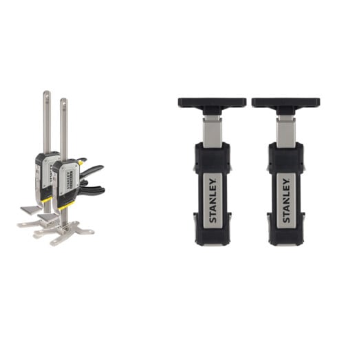 Set Stanley FATMAX Einhand-Montagewerkzeug TradeLift, Doppelpack + Teleskop-Verlängerung Einhand-Montagewerkzeug TradeLift™ 2er-Set