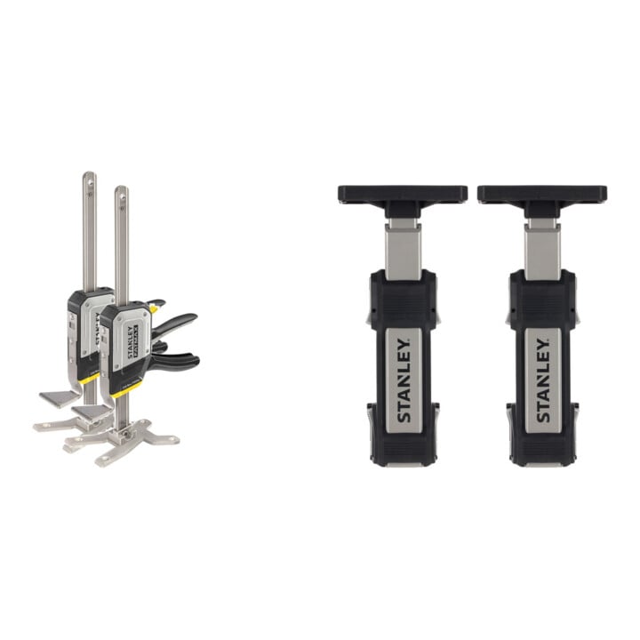 Set Stanley FATMAX Einhand-Montagewerkzeug TradeLift, Doppelpack + Teleskop-Verlängerung Einhand-Montagewerkzeug TradeLift™ 2er-Set