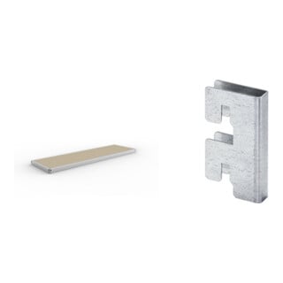 Set Weitspannregal SPEED RACK2000x600x1970 mm verz.+SPEED-RACK Zusatzfachebene 2000x600 mm in verzinkt mit Spanplatte+Weitspannregal vzk 1700x600x1970 Spanp.+Weitspannregal SPEED RACK2500x600x1970 mm verz.+Zubehör Päckchen Verdübelungsset SPEED-RACK vzk m