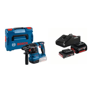 Set Bosch Akku-Bohrhammer mit SDS plus GBH 18V-22 + Starter-Set: 1x GBA 18V 2,0Ah + 1x GBA 18V 4,0Ah + GAL 18V-40