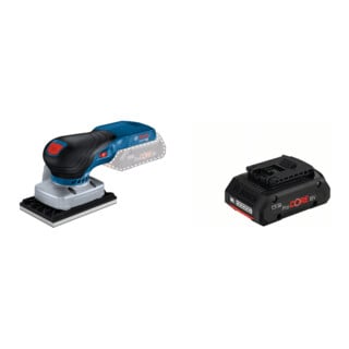 Set Bosch Akku-Schwingschleifer GSS 18V-13 in L-BOXX + Akkupack ProCORE 18 Volt, 4,0 Ah