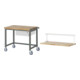 Set STIER Fahrbare Werkbank Premium mit 1 Schublade BxTxH 1000x700x880mm +...
