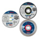 Set Bosch Power Tools Trennscheibe 76x1x10mm 2608601520 + Schruppscheibe...