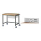 Set STIER Fahrbare Werkbank Premium mit 1 Schublade BxTxH 1000x700x880mm +...