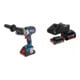 Set Bosch Akku-Bohrschrauber GSR 18V-110 C + Starter-Set: 1x GBA 18V 2,0Ah + 1x GBA 18V 4,0Ah + GAL 18V-40