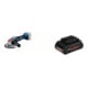 Set Bosch Meuleuse d’angle sans fil GWX 18V-10 avec X-LOCK + Batterie ProCORE 18 V, 4,0 Ah-1