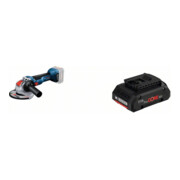 Set Bosch Akku-Winkelschleifer GWX 18V-10 mit X-LOCK + Akkupack ProCORE 18 Volt, 4,0 Ah