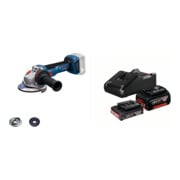 Set Bosch meuleuse d'angle sans fil GWS 18V-11 S + kit de démarrage 1x GBA 18V 2,0Ah + 1x GBA 18V 4,0Ah + GAL 18V-40