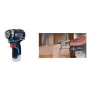 Set Bosch Schrauber GSR 12V-32 FC + FlexiClick-Aufsatz GFA 12-M +...