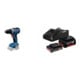 Set Bosch Akku-Bohrschrauber GSR 18V-65 + Starter-Set: 1x GBA 18V 2,0Ah + 1x GBA 18V 4,0Ah + GAL 18V-40