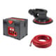 Set STIER Systainer-Kompressor SKT 160-8-6 ölfrei + Druckluftschlauch SSDL-10/10 + Exzenterschleifer EXS-120 Länge 187 mm-1