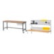 Set STIER Fahrbare Werkbank Premium mit 1 Schublade BxTxH 2000x700x880 mm +...