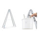 Set ZARGES Saferstep B - LM-Stufen-Stehleiter 2 x 14 Stufen + Eimerhaken verz. f.Sprossenleitern