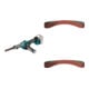 Set Makita Akku-Bandfeile 18V DBS180Z + Klingspor CS 310 XF Bänder, 9 x 533...