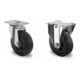 Set CASCOO Lenkrolle ø 160 mm Serie P4S4 Rollenlager + Bockrolle ø 160 mm Serie P4S4 Rollenlager-1