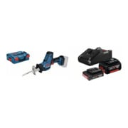 Set BOSCH Akku-Säbelsägen GSA 18 V-LI C Solo Version mit L-BOXX + Starter-Set: 1x GBA 18V 2,0Ah + 1x GBA 18V 4,0Ah + GAL 18V-40