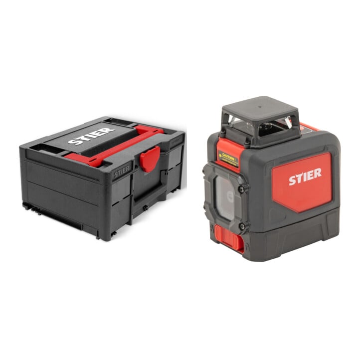 STIER Systainer³ II Black Edition + STIER Kreuzlinienlaser 360° x 120°