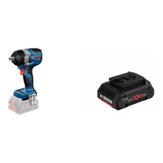 Set Bosch Visseuse à chocs sans fil GDS 18V-750 C Solo + Batterie ProCORE 18 V, 4,0 Ah