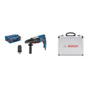 Set Bosch Bohrhammer mit SDS-plus GBH 2-28 F, mit L-BOXX + 11-tlg SDS plus-1 Hammerbohrer- und Meißel-Set