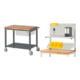 Set STIER Fahrbare Werkbank Premium mit 1 Schublade und Ablageboden BxTxH...
