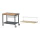 Set STIER Fahrbare Werkbank Premium mit 1 Schublade und Ablageboden BxTxH...