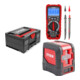 Set STIER Systainer³ II Black Edition + Profi Multimeter 0,01mV - 1000V AC/DC CAT III 1000V CAT IV 600V VFD RMS + Kreuzlinienlaser 2x120°-1
