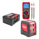 Set STIER Systainer³ II Black Edition + STIER Kreuzlinienlaser 2x120° 635 nm rot + STIER Profi Multimeter 60mV - 1000V AC/DC CAT III 1000V CAT IV 600V VFD RMS