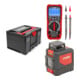 STIER Systainer³ III Black Edition + STIER Profi Multimeter 0,01mV - 1000V AC/DC CAT III 1000V CAT IV 600V VFD RMS + STIER Kreuzlinienlaser 360° x 120°-1