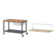 Set STIER Fahrbare Werkbank Premium mit 1 Schublade und Ablageboden BxTxH...