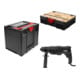 Set STIER Systainer³ IV Black Edition + SDS-Plus Bohrhammer, 800W (professional) + Systainer® T-LOC MFT BLACK-Edition