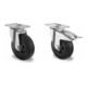 Set CASCOO Lenkrolle ø 160 mm + Lenkrolle mit Totalfeststeller ø 160 mm-1