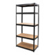 Set STIER Steck-Fachbodenregal Fachlast 350kg BxTxH 900x450x1800 mm-1