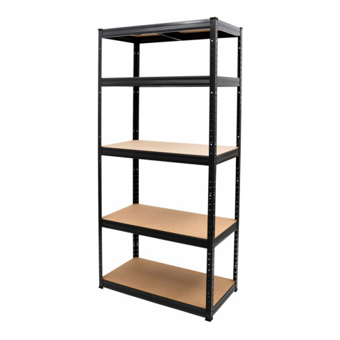 Set STIER Steck-Fachbodenregal Fachlast 350kg BxTxH 900x450x1800 mm