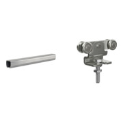 Set MEA Laufrohr Nr. 2 / 2 m / verzinkt + MEA Doppelrolle Nr. 2