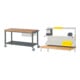 Set STIER Fahrbare Werkbank Premium mit 1 Schublade und Ablageboden BxTxH...