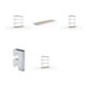 Set META-Regalbau GmbH & Weitspannregal SPEED RACK2500x600x2470 mm verz. +...