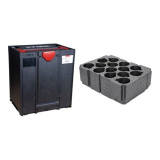 Set STIER Systainer³ V Black Edition + Sprühdoseneinsatz für Systainer IV + V