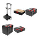 Festool SYS-Roll SYS-Roll 100 + STIER Systainer³ I Black Edition + STIER Systainer³ II Black Edition + STIER Systainer³ IV Black Edition + STIER Systainer® T-LOC MFT BLACK-Edition-1