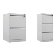 Set STIER Office H ngeregistraturschrank 2 Schubladen einbahnig DIN A4 720x465x620mm + H ngeregistraturschrank 3 Schubladen einbahnig DIN A4 1020x465x620mm