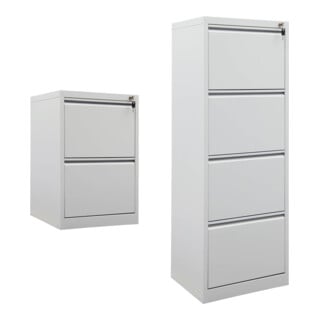 Set STIER Office H ngeregistraturschrank 2 Schubladen einbahnig DIN A4 720x465x620mm + H ngeregistraturschrank 4 Schubladen einbahnig DIN A4 1330x465x620mm