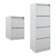Set STIER Office H ngeregistraturschrank 2 Schubladen einbahnig DIN A4 720x465x620mm + H ngeregistraturschrank 4 Schubladen einbahnig DIN A4 1330x465x620mm-1